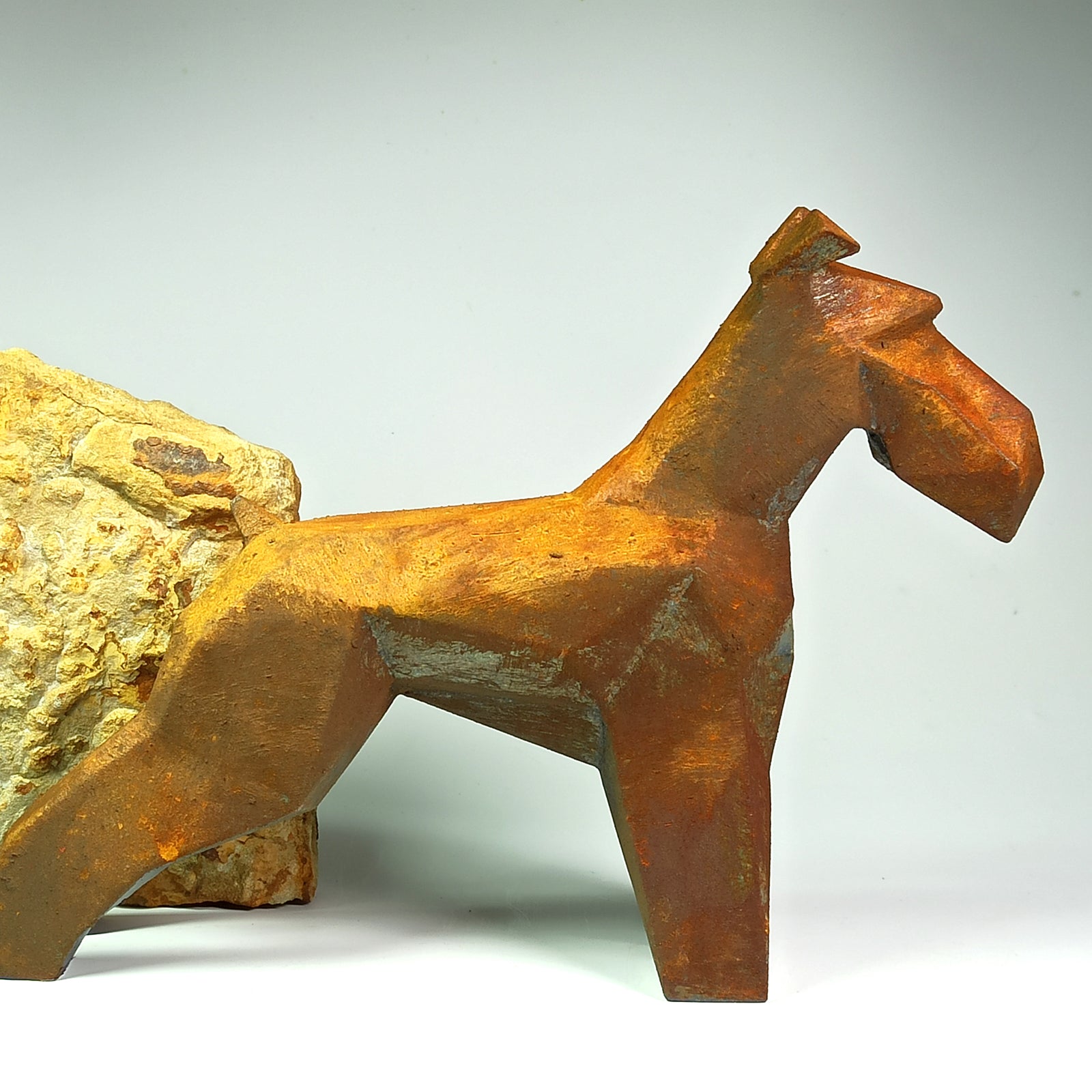 40% OFF Iron Rust Schnauzer — Geometric Sculpture