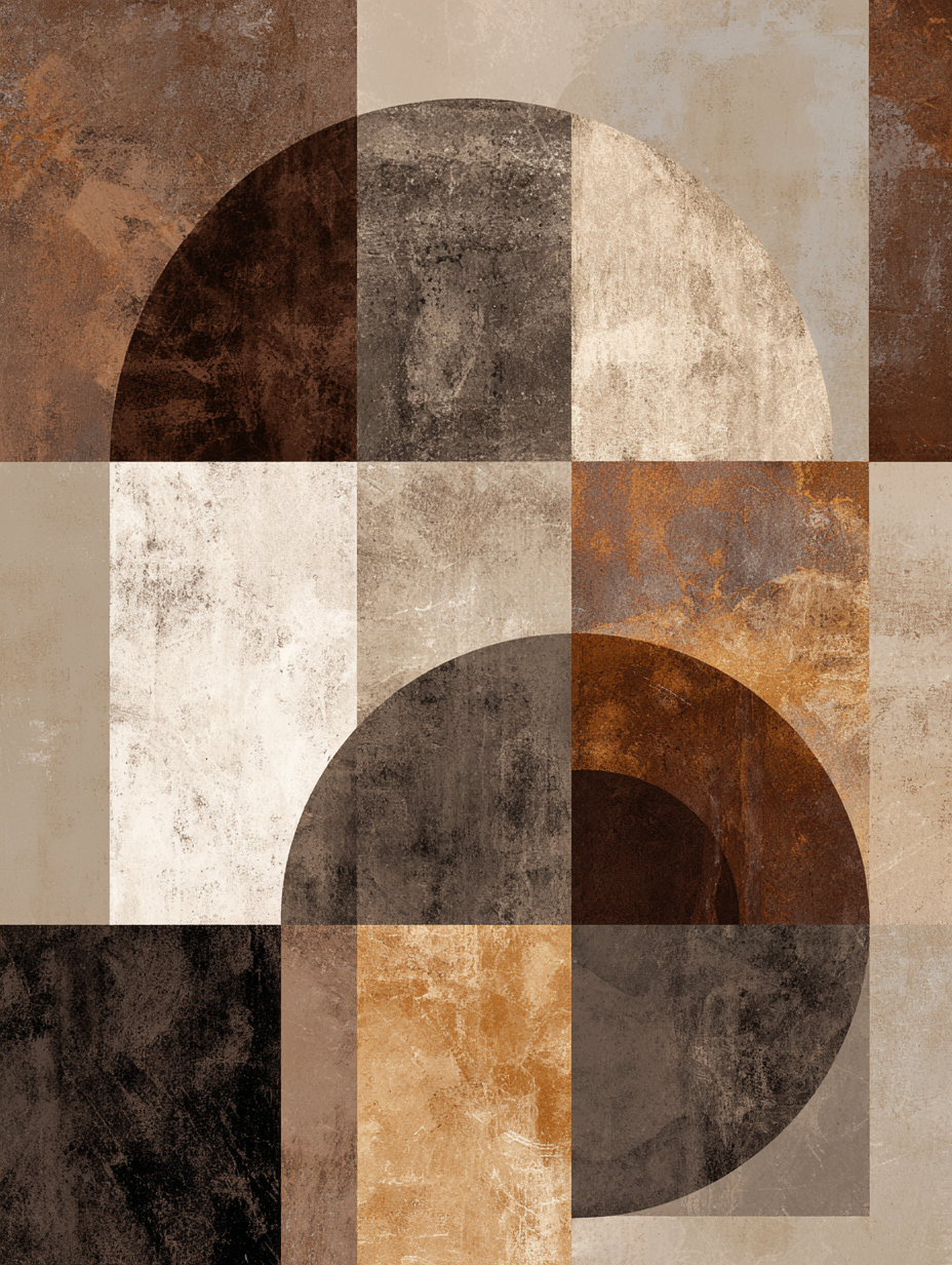 40% OFF Earthen Arcs Abstract — Canvas Print