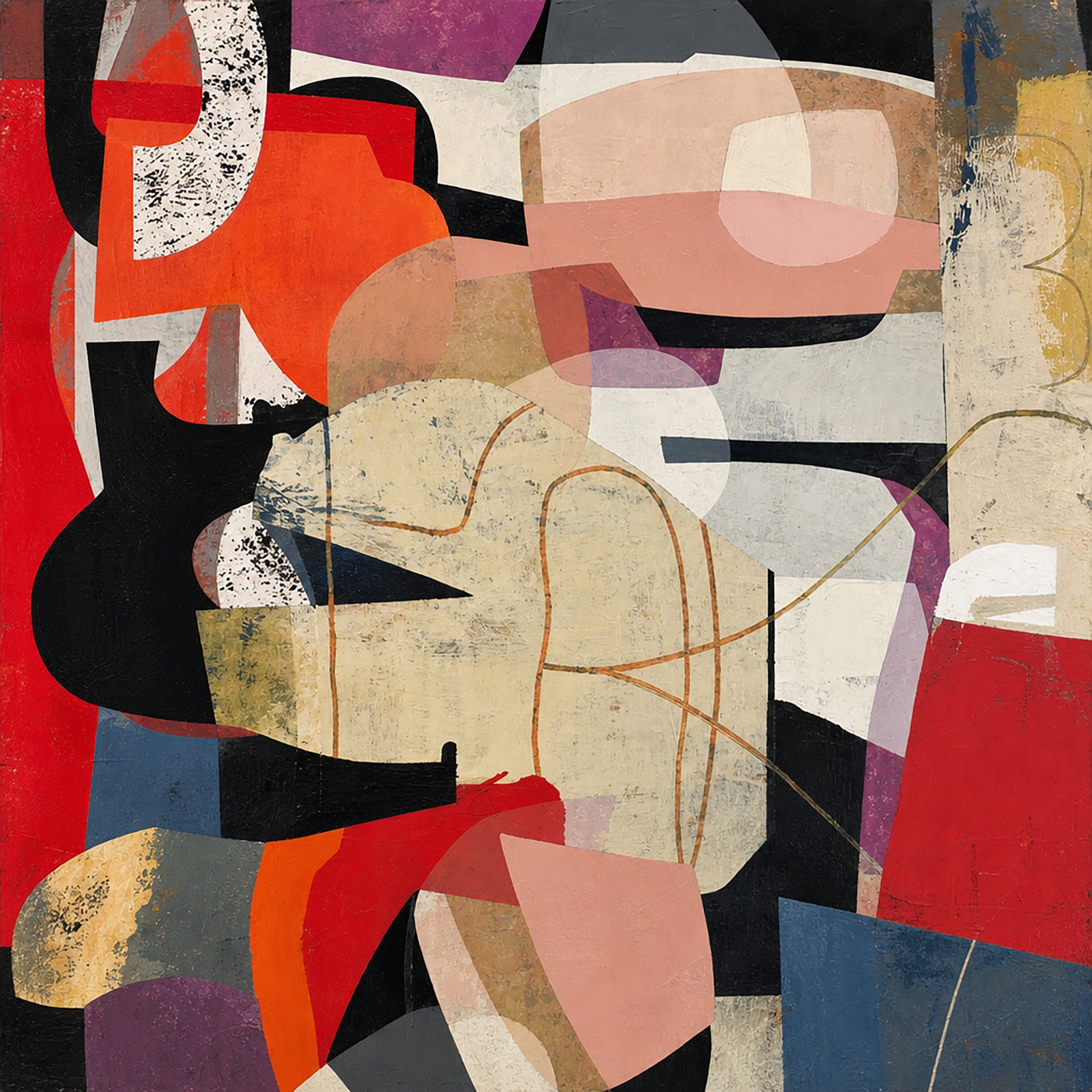 40% OFF Collision Theory Abstract — Canvas Print