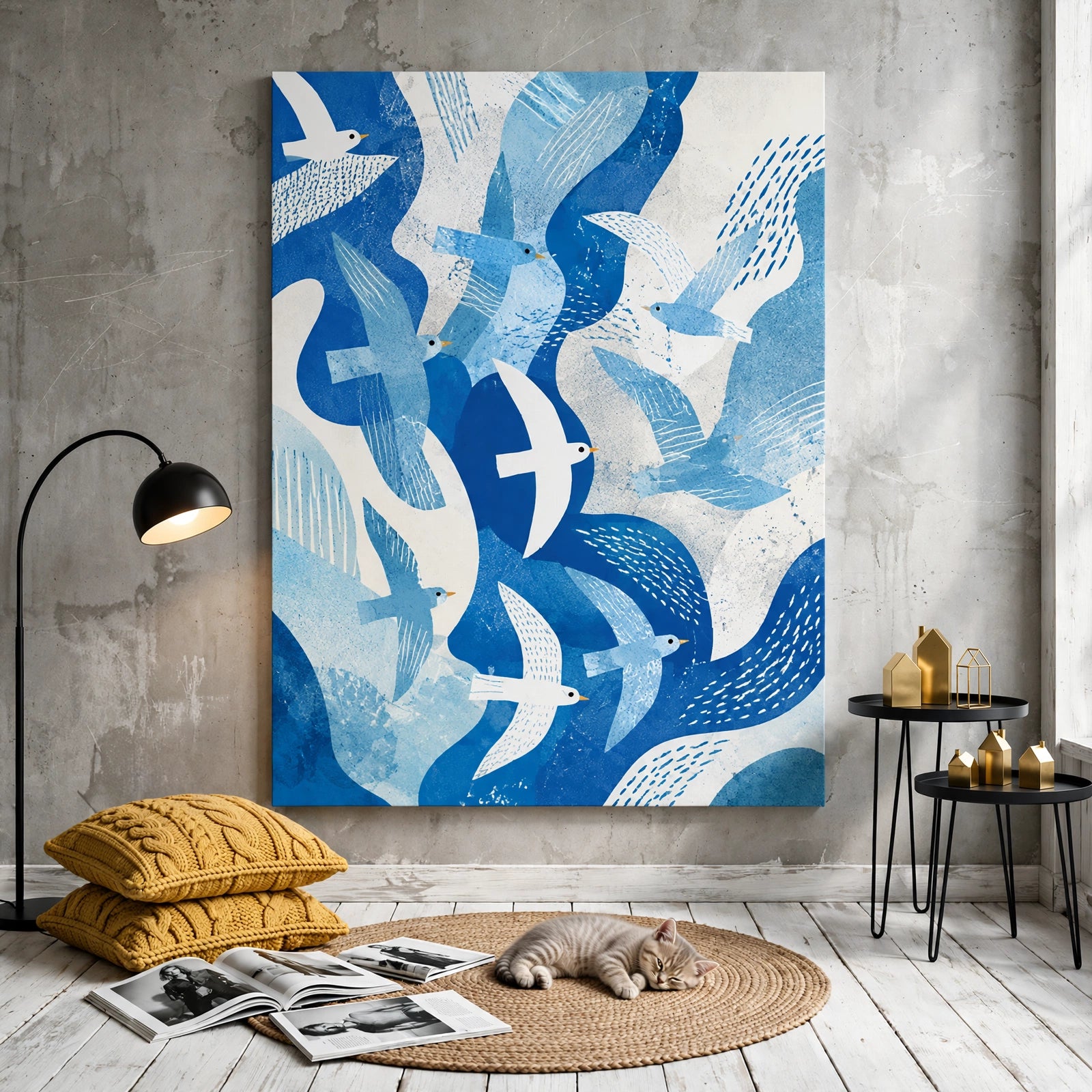 40% OFF Ocean Drift Abstract — Canvas Print