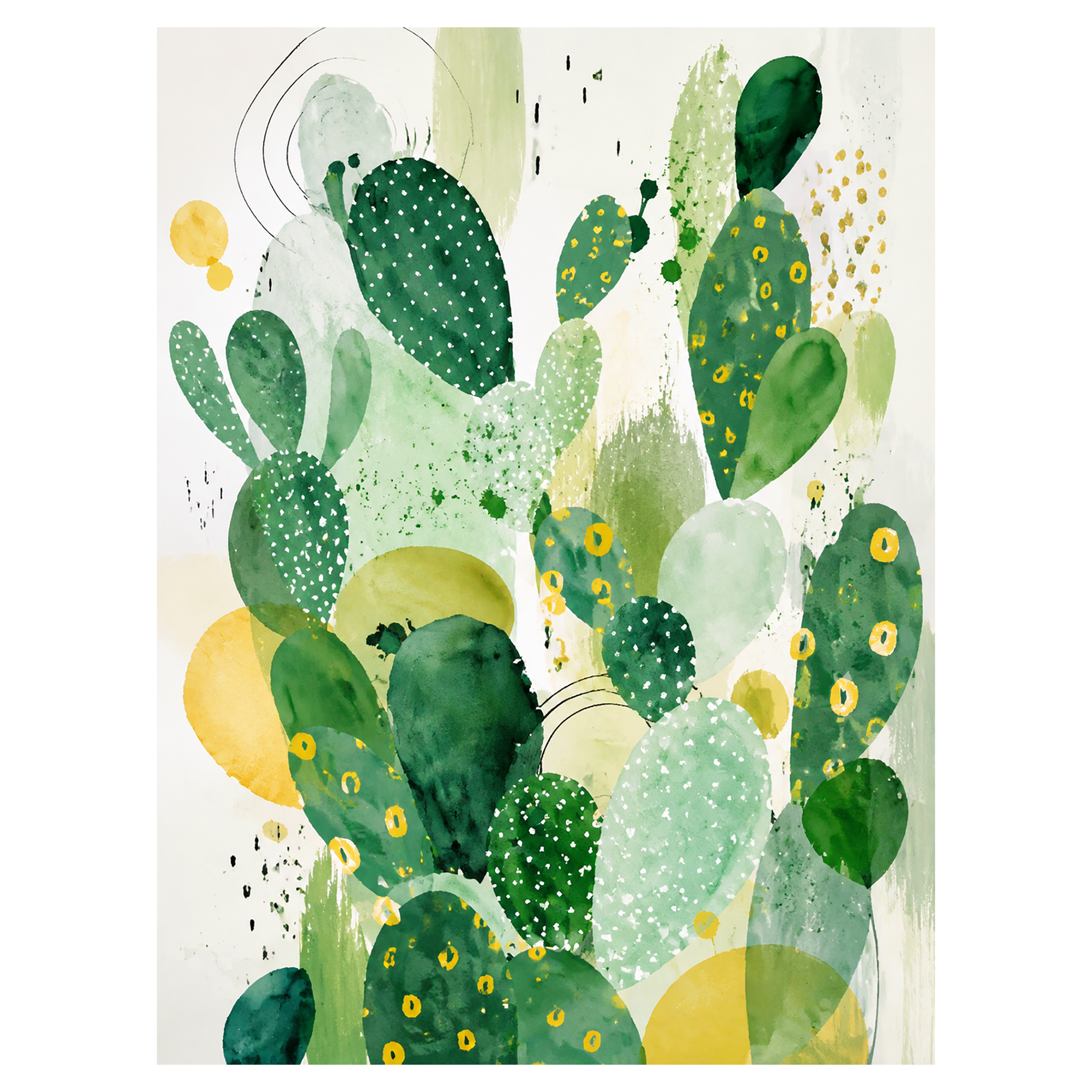 40% OFF Cactus Bloom Art Print | A2 & 50×70 cm Poster