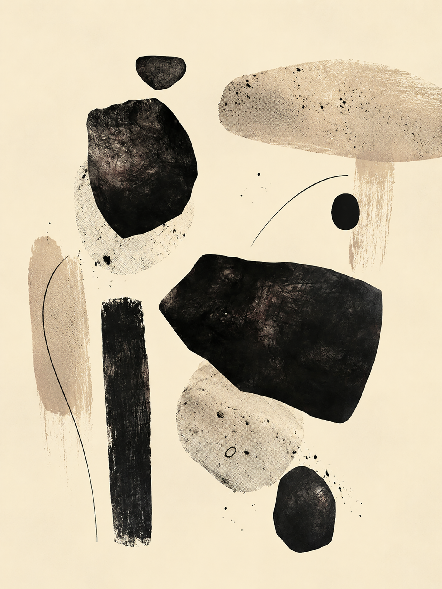 40% OFF Zen Stone Abstract — Canvas Print