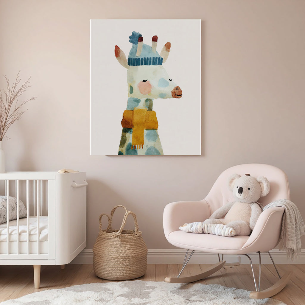 40% OFF Little Giraffe Art Print | Children's Room Decor | A2 & 50×70 cm Poster