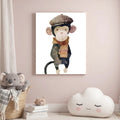 40% OFF Dapper Monkey Art Print | Wild & Whimsical | A2 & 50×70 cm Poster