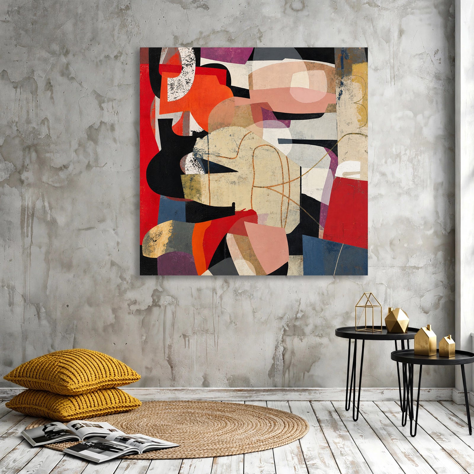 40% OFF Collision Theory Abstract — Canvas Print