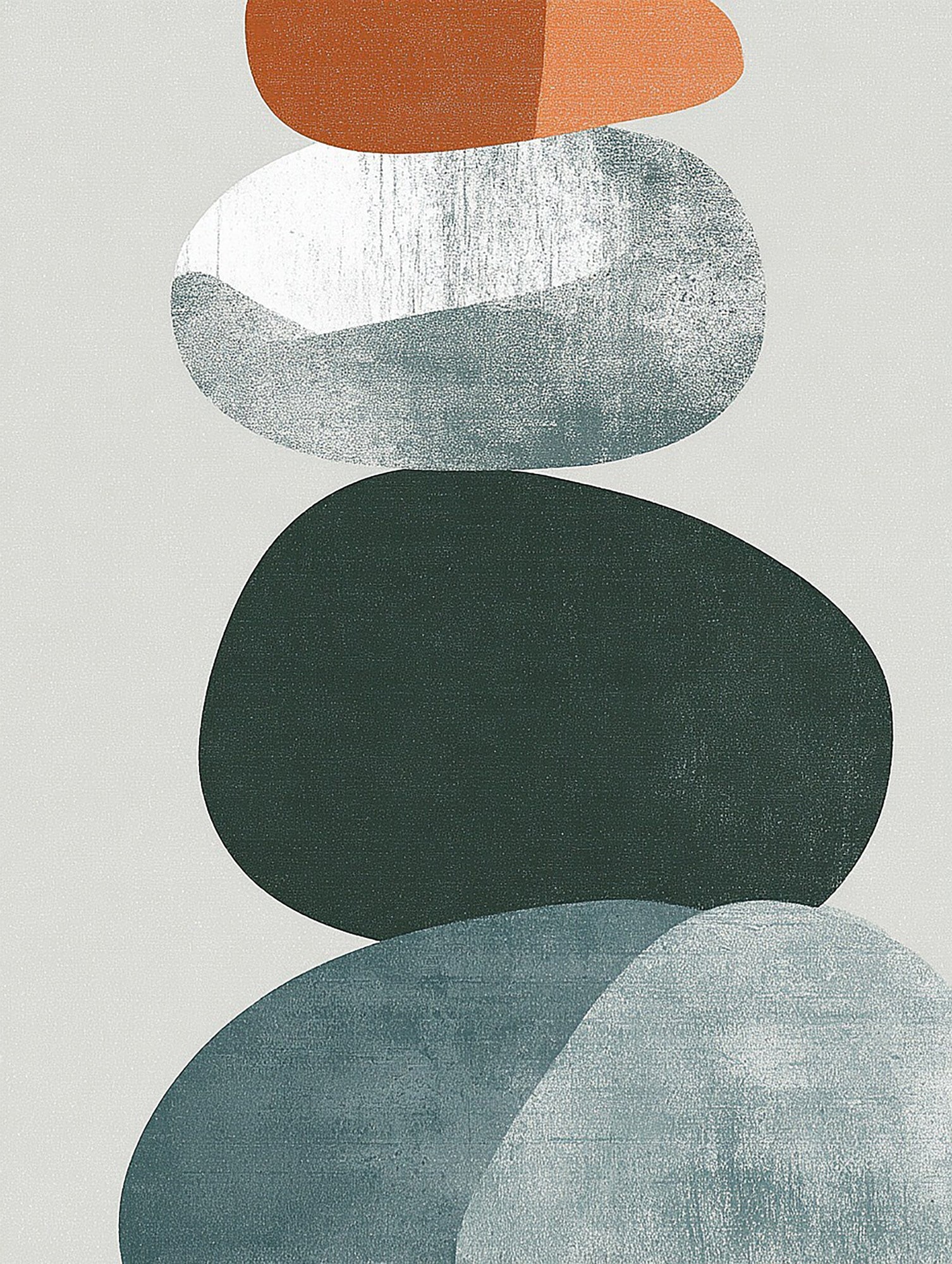 40% OFF Stacked Calm Abstract — Canvas Print