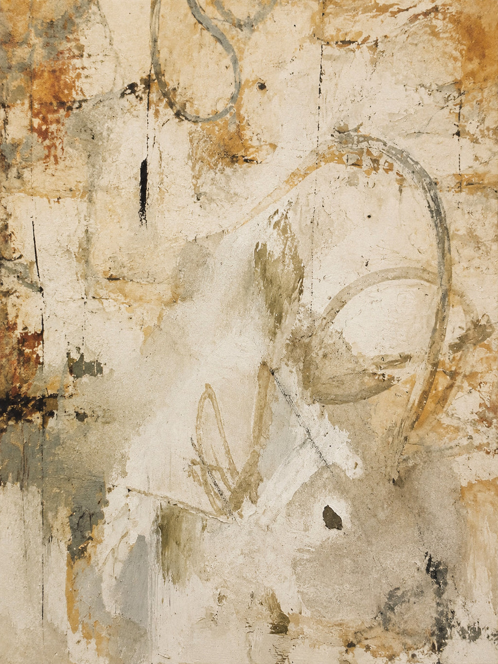 40% OFF Golden Veil Abstract — Digital Download