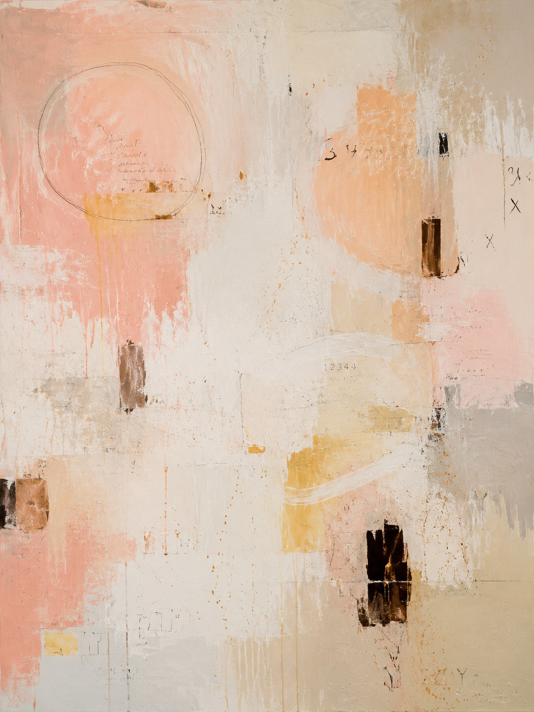 40% OFF Blush Reverie Abstract — Digital Download