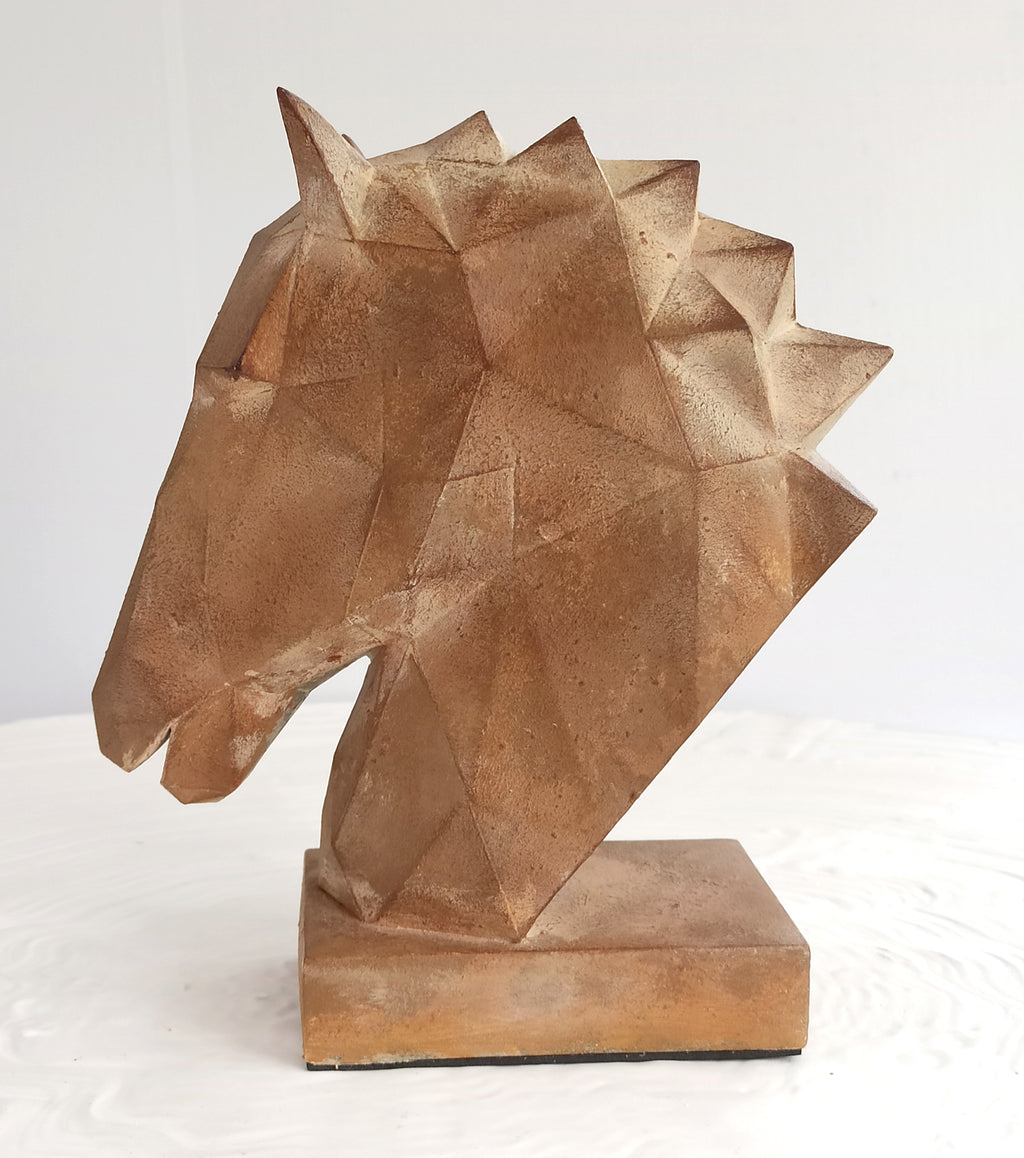 40% OFF Excavated Earth Horse Head — Geometric Sculpture