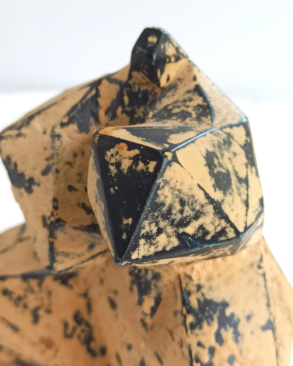 40% OFF Unearthed Ochre Tai Chi Figure — Geometric Sculpture