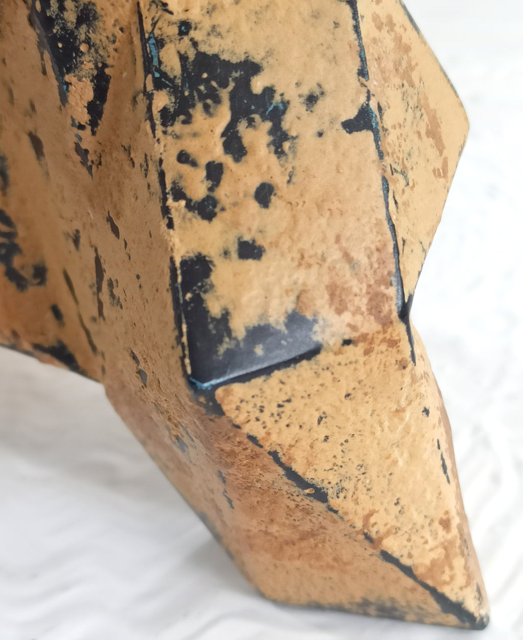 40% OFF Unearthed Ochre Tai Chi Figure — Geometric Sculpture
