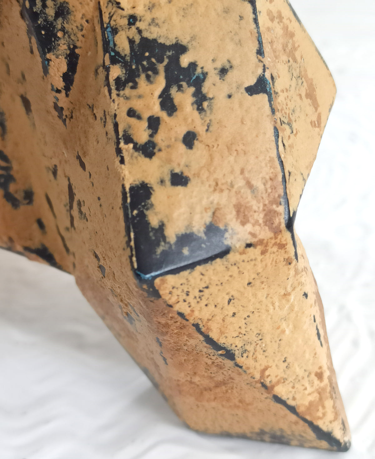 40% OFF Unearthed Ochre Tai Chi Figure — Geometric Sculpture