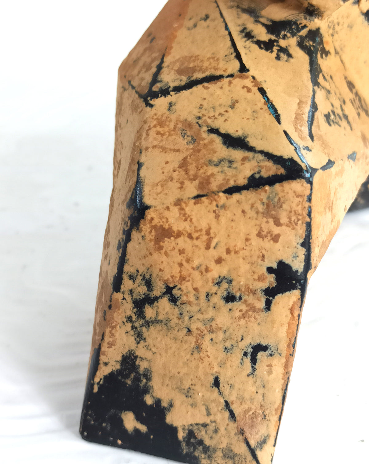 40% OFF Unearthed Ochre Tai Chi Figure — Geometric Sculpture