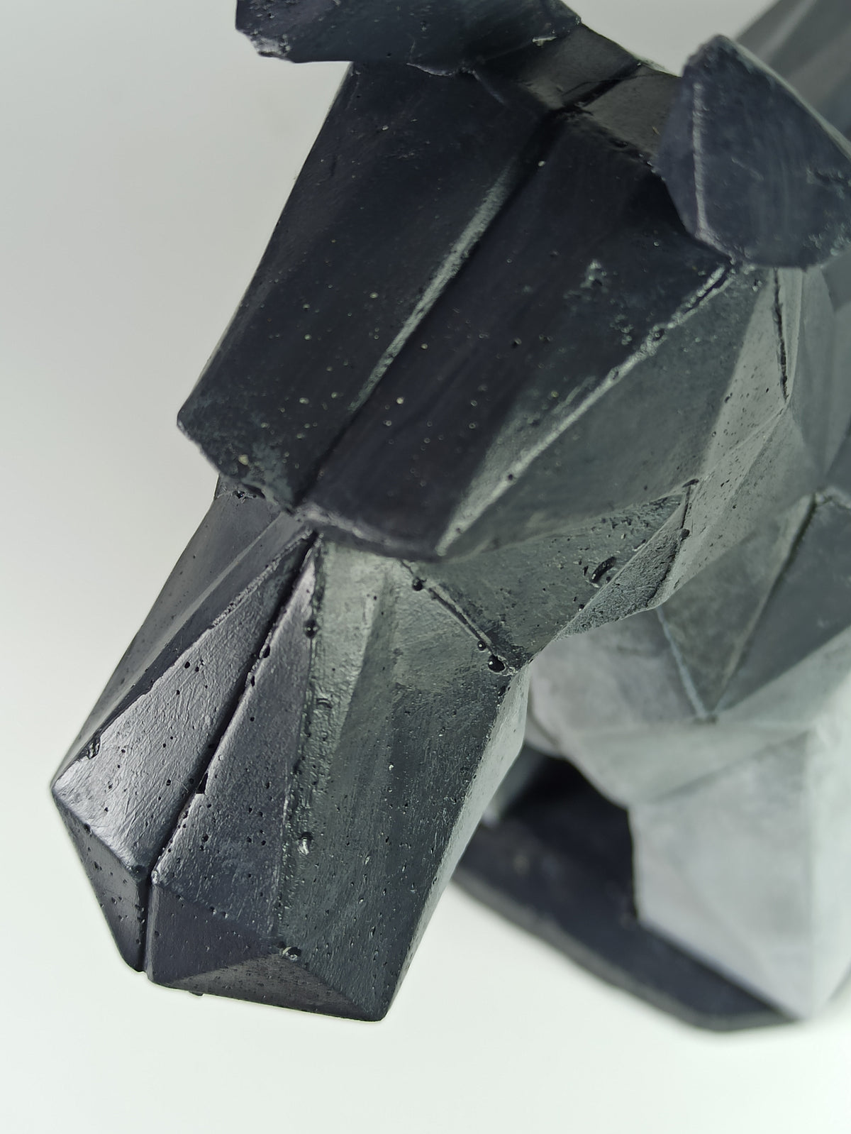 40% OFF Grey White Schnauzer — Geometric Sculpture