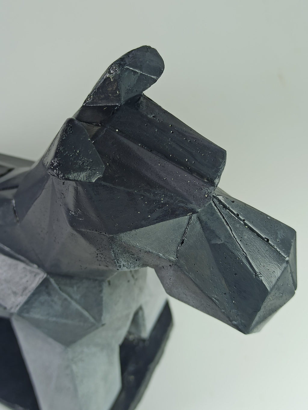 40% OFF Grey White Schnauzer — Geometric Sculpture