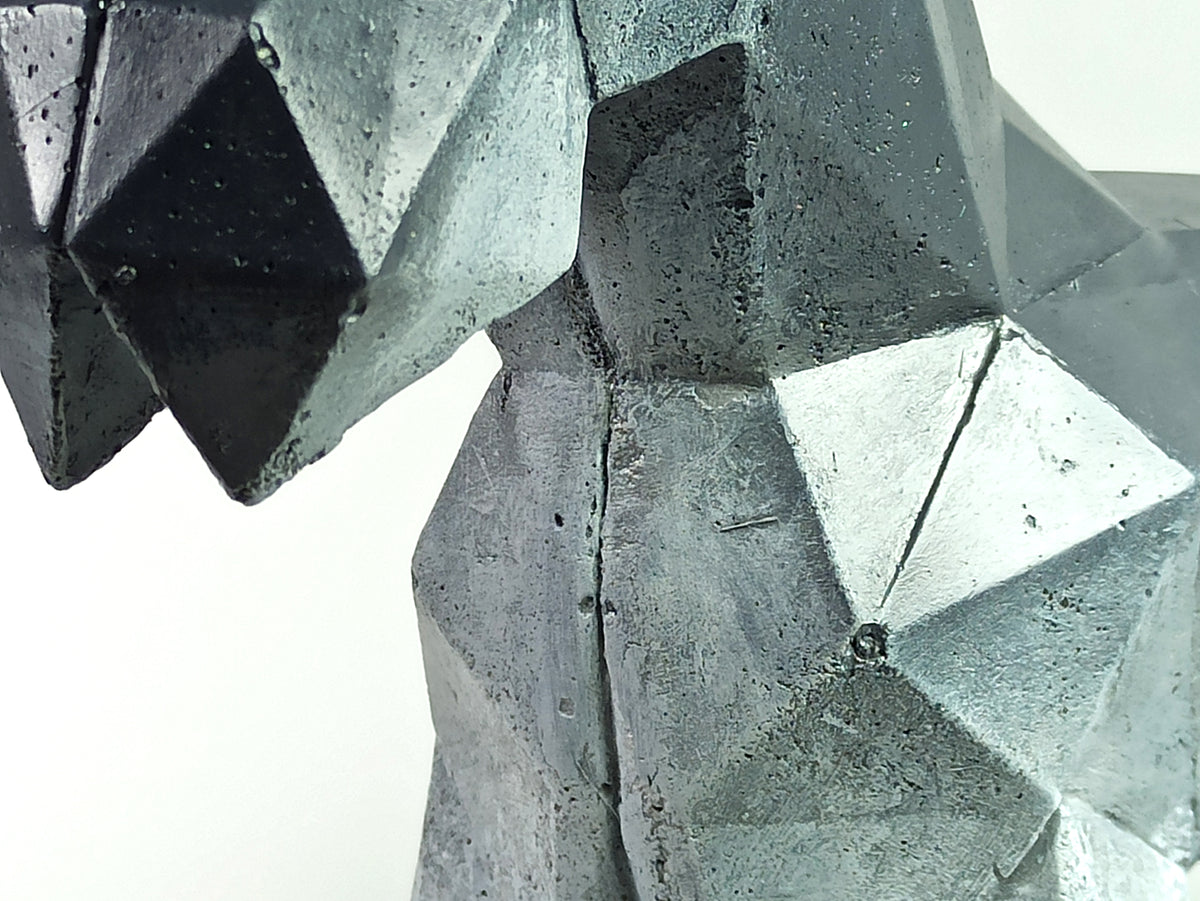 40% OFF Grey White Schnauzer — Geometric Sculpture