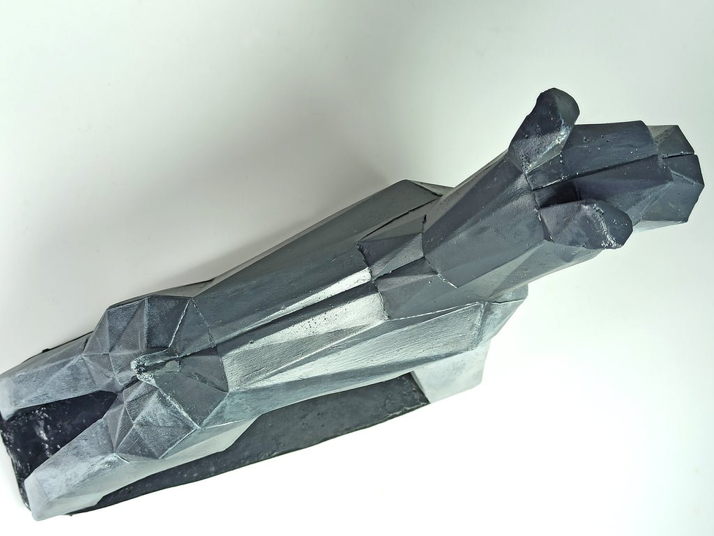 40% OFF Grey White Schnauzer — Geometric Sculpture