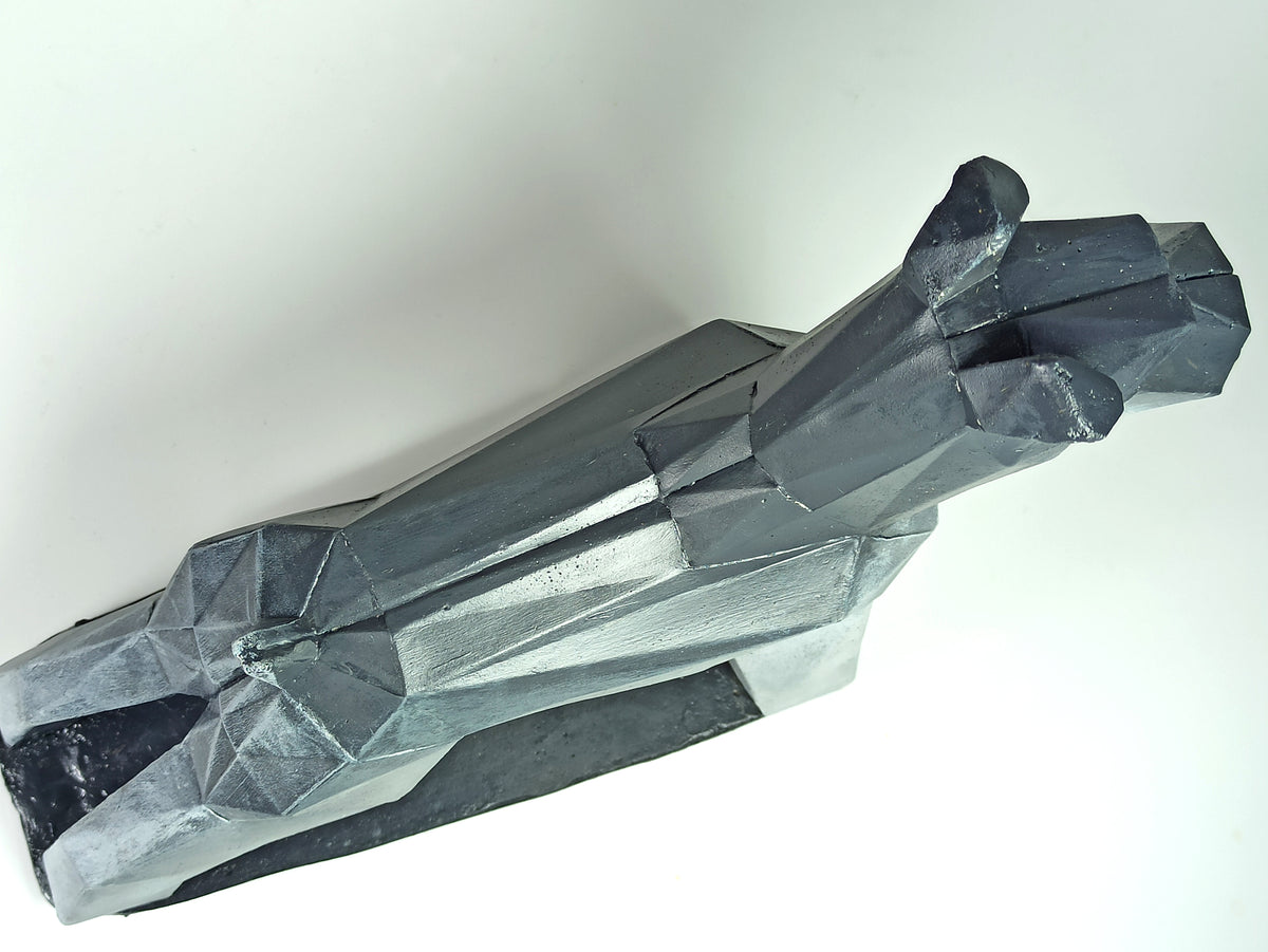40% OFF Grey White Schnauzer — Geometric Sculpture