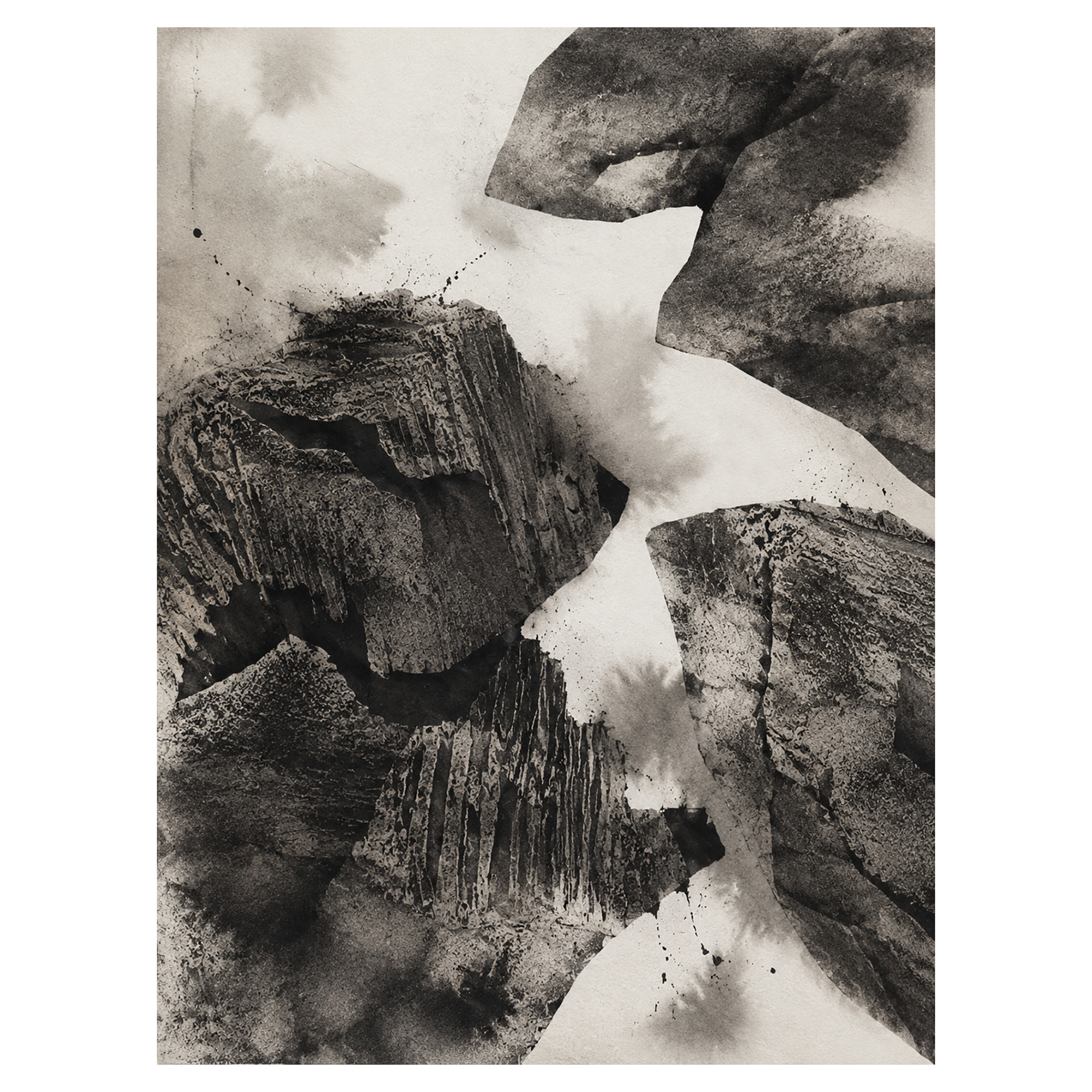 40% OFF Canyon Rift Abstract — Canvas Print