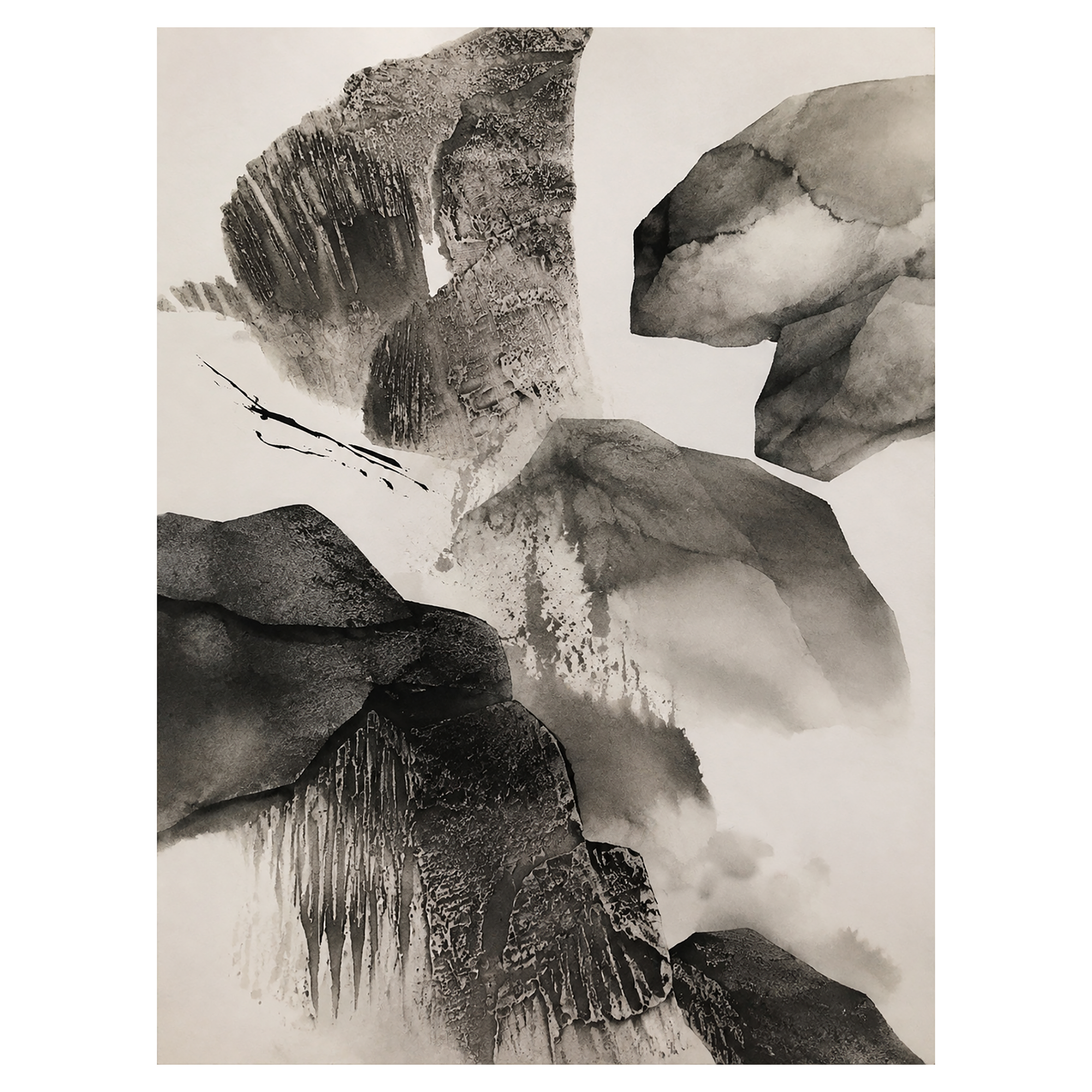 40% OFF Scattered Peaks Abstract — Canvas Print