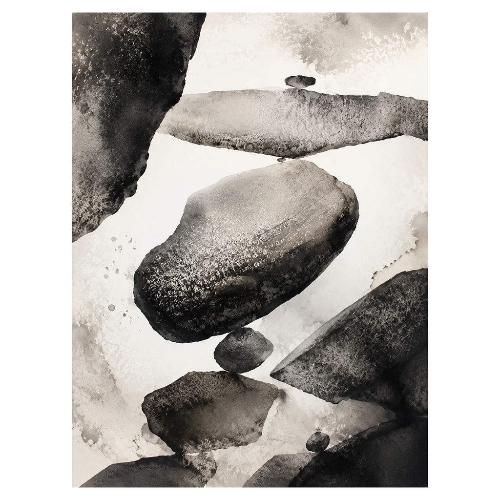 40% OFF Zen Boulder Abstract — Canvas Print