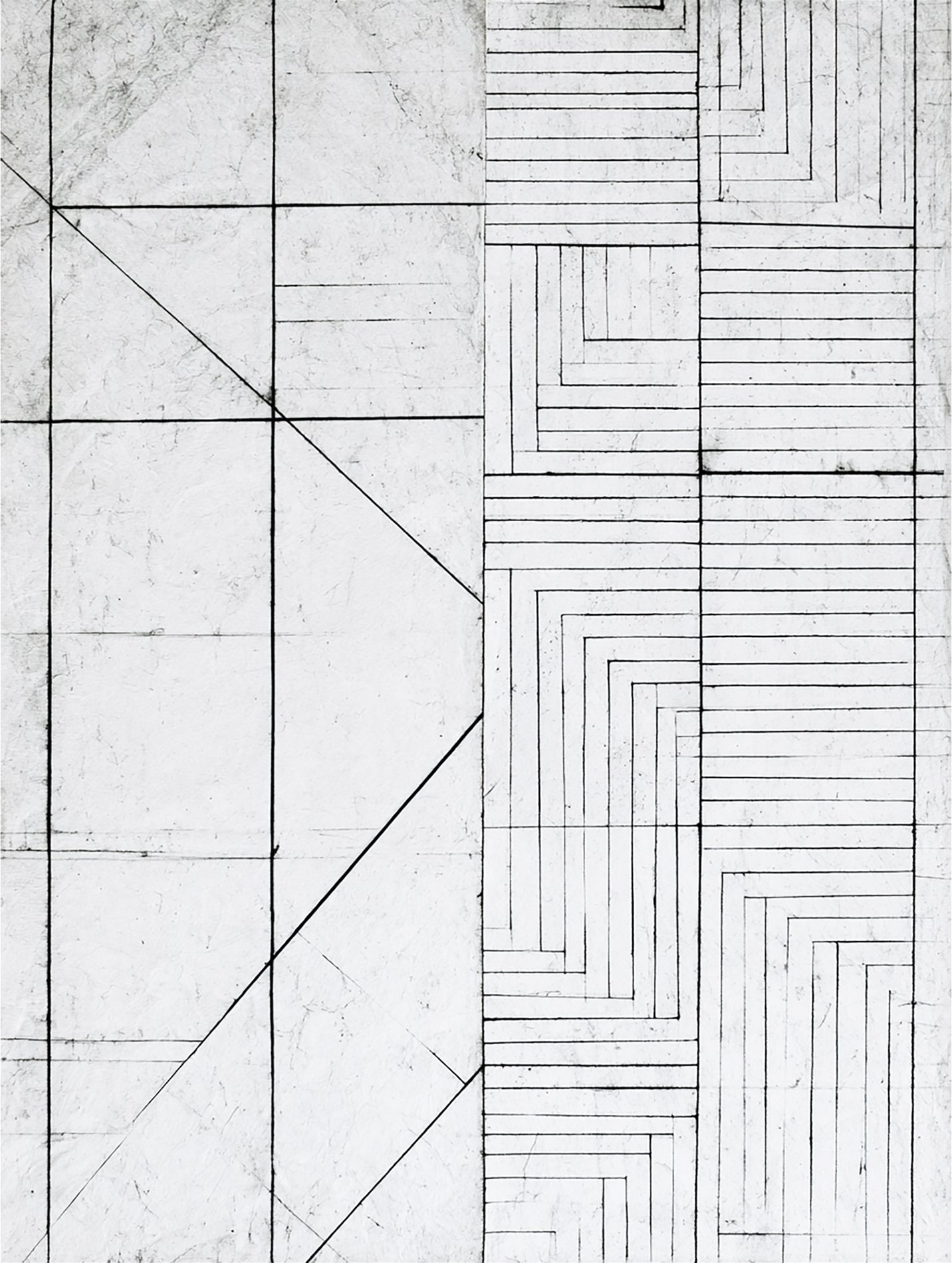 40% OFF Grid Lines Abstract — Canvas Print