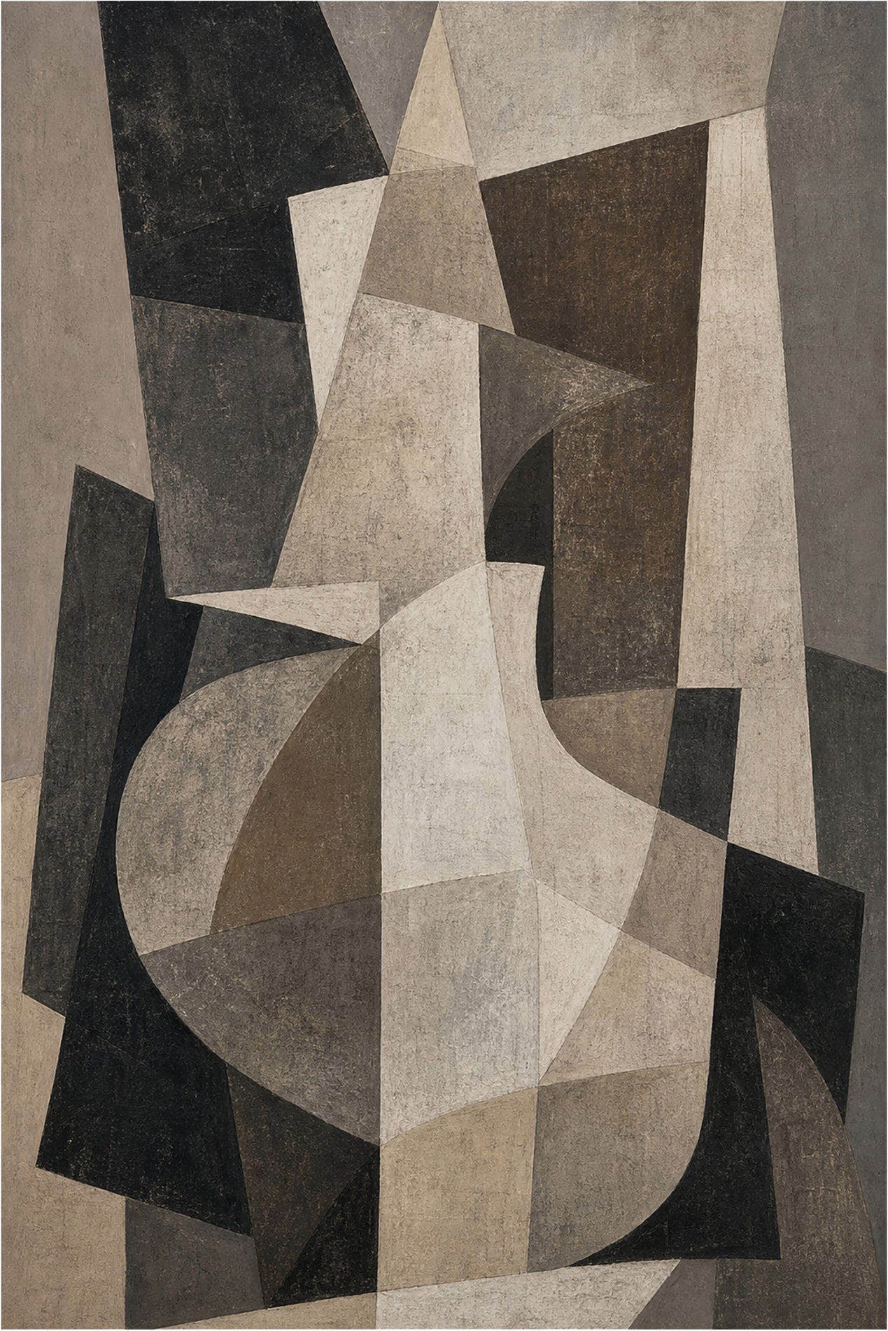 40% OFF Stone Facets Abstract — Canvas Print