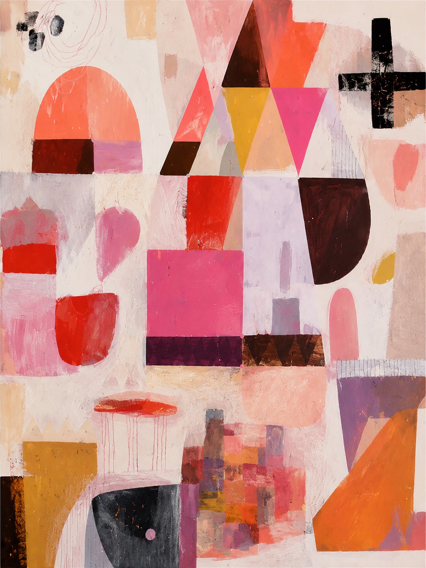 40% OFF Confetti Shapes Abstract — Canvas Print