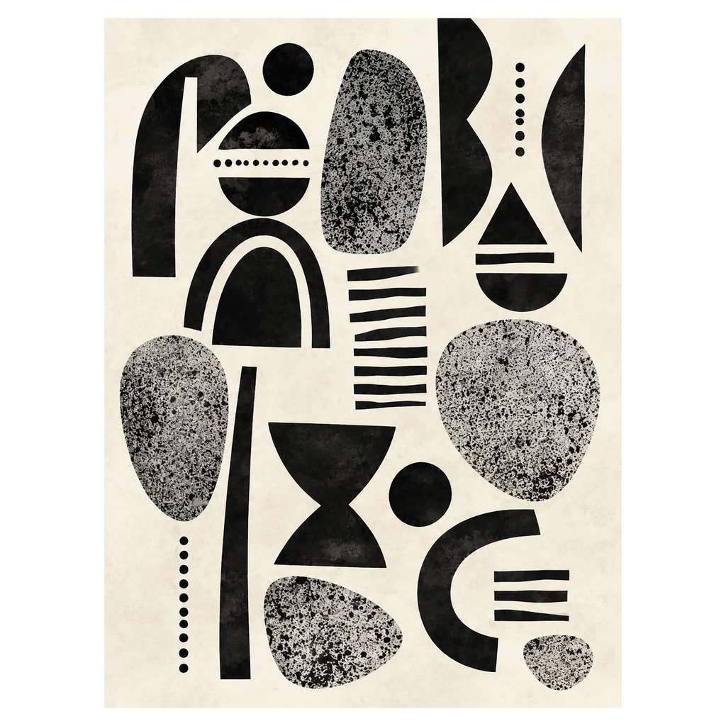 40% OFF Tribal Cipher Abstract — Canvas Print