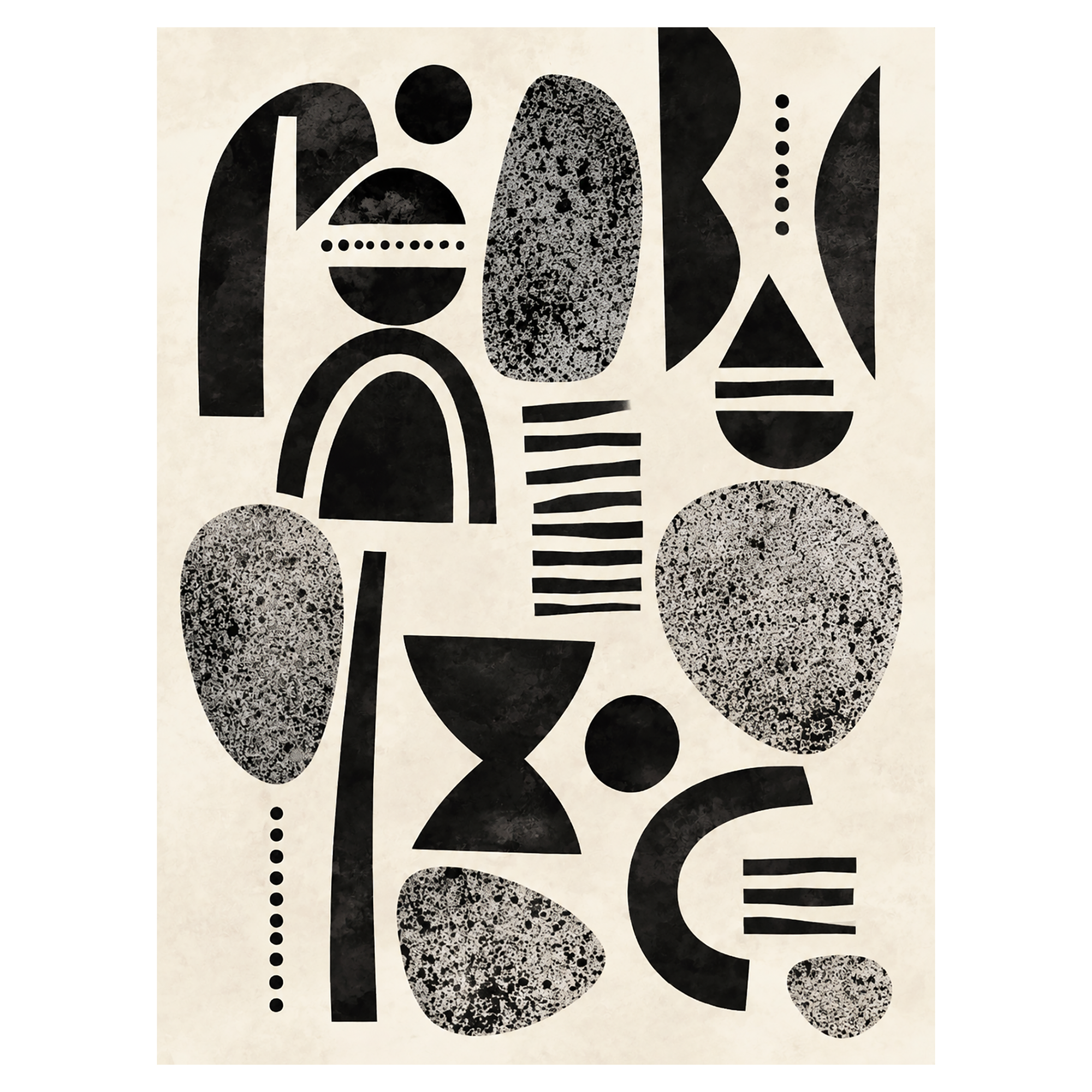 40% OFF Tribal Cipher Abstract — Canvas Print