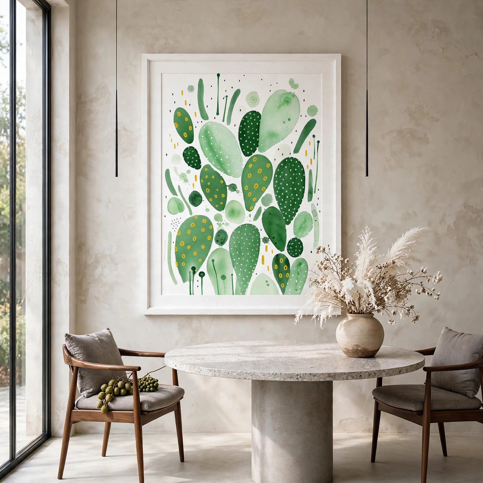 40% OFF Cactus Garden Art Print | A2 & 50×70 cm Poster