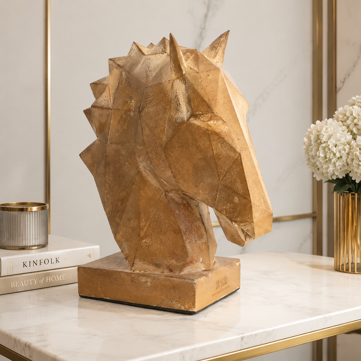 40% OFF Excavated Earth Horse Head — Geometric Sculpture (副本)