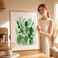 40% OFF Cactus Garden Art Print | A2 & 50×70 cm Poster