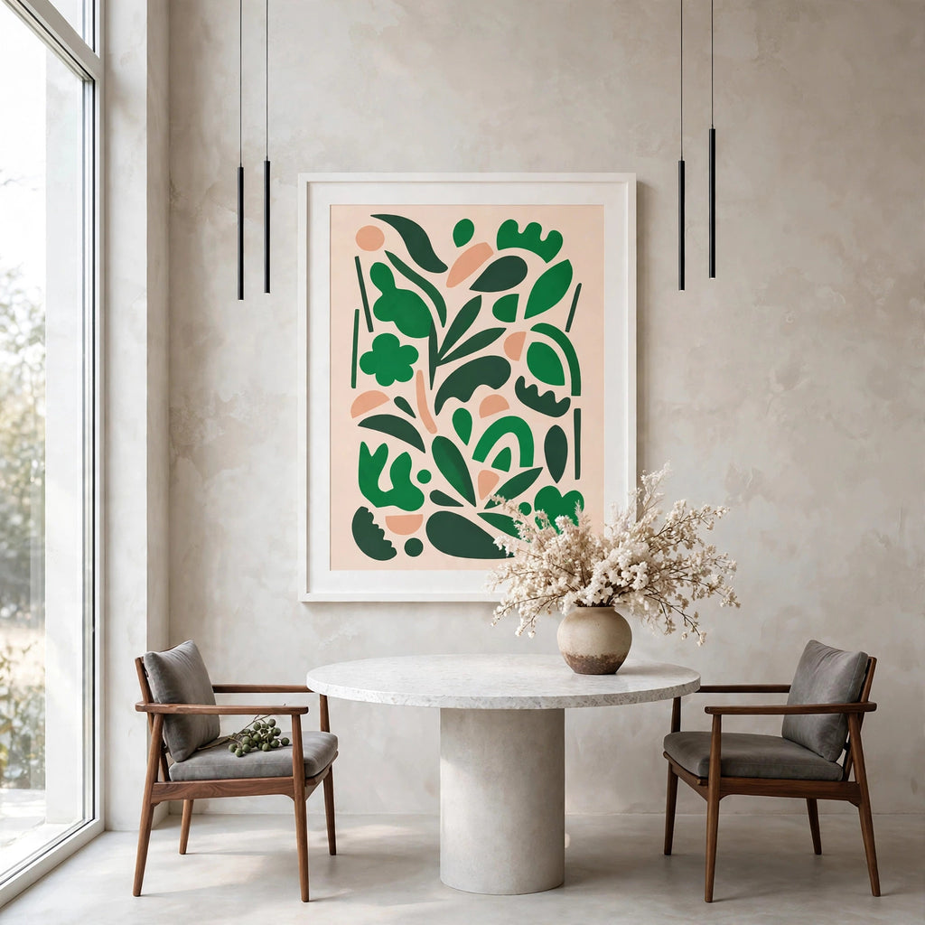 40% OFF Botanical Cutout Art Print | A2 & 50×70 cm Poster