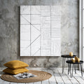 40% OFF Grid Lines Abstract — Canvas Print