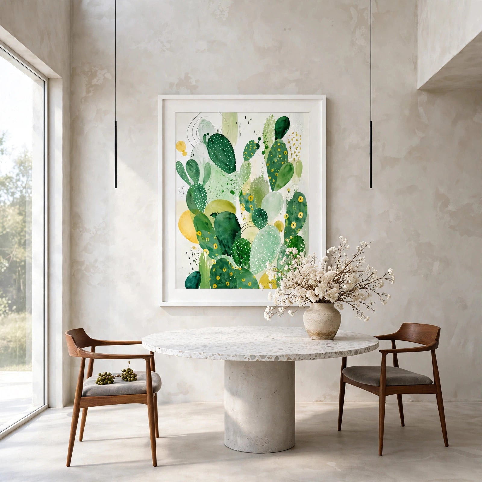 40% OFF Cactus Bloom Art Print | A2 & 50×70 cm Poster