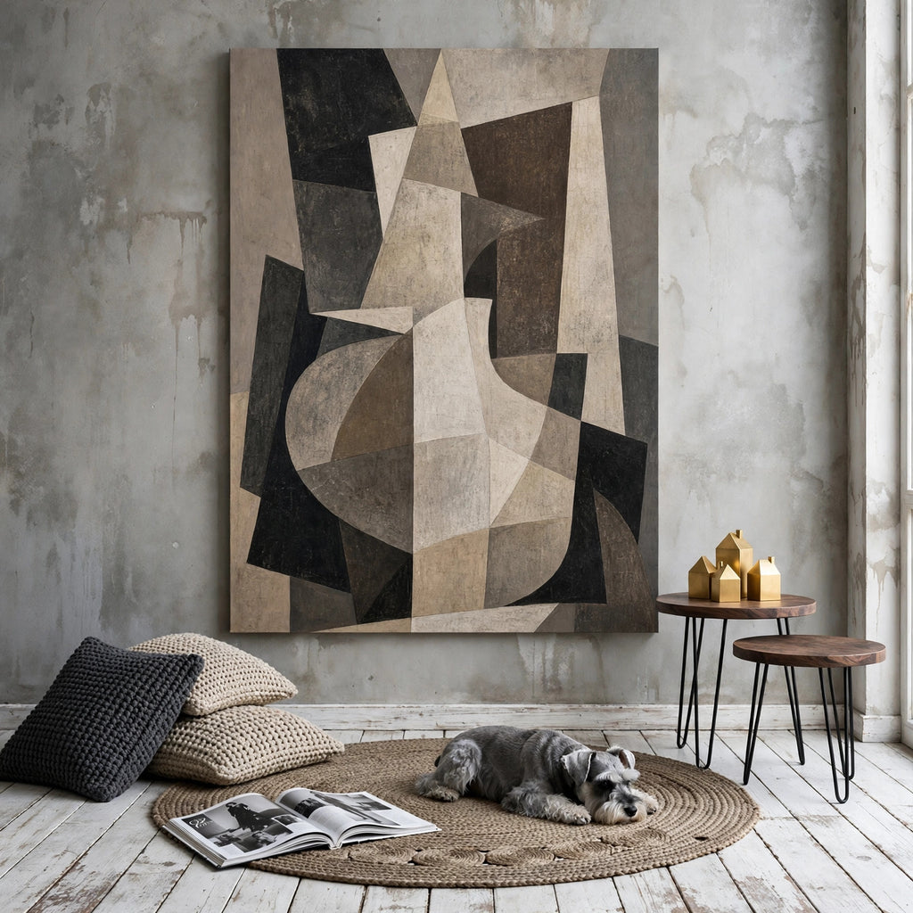 40% OFF Stone Facets Abstract — Canvas Print