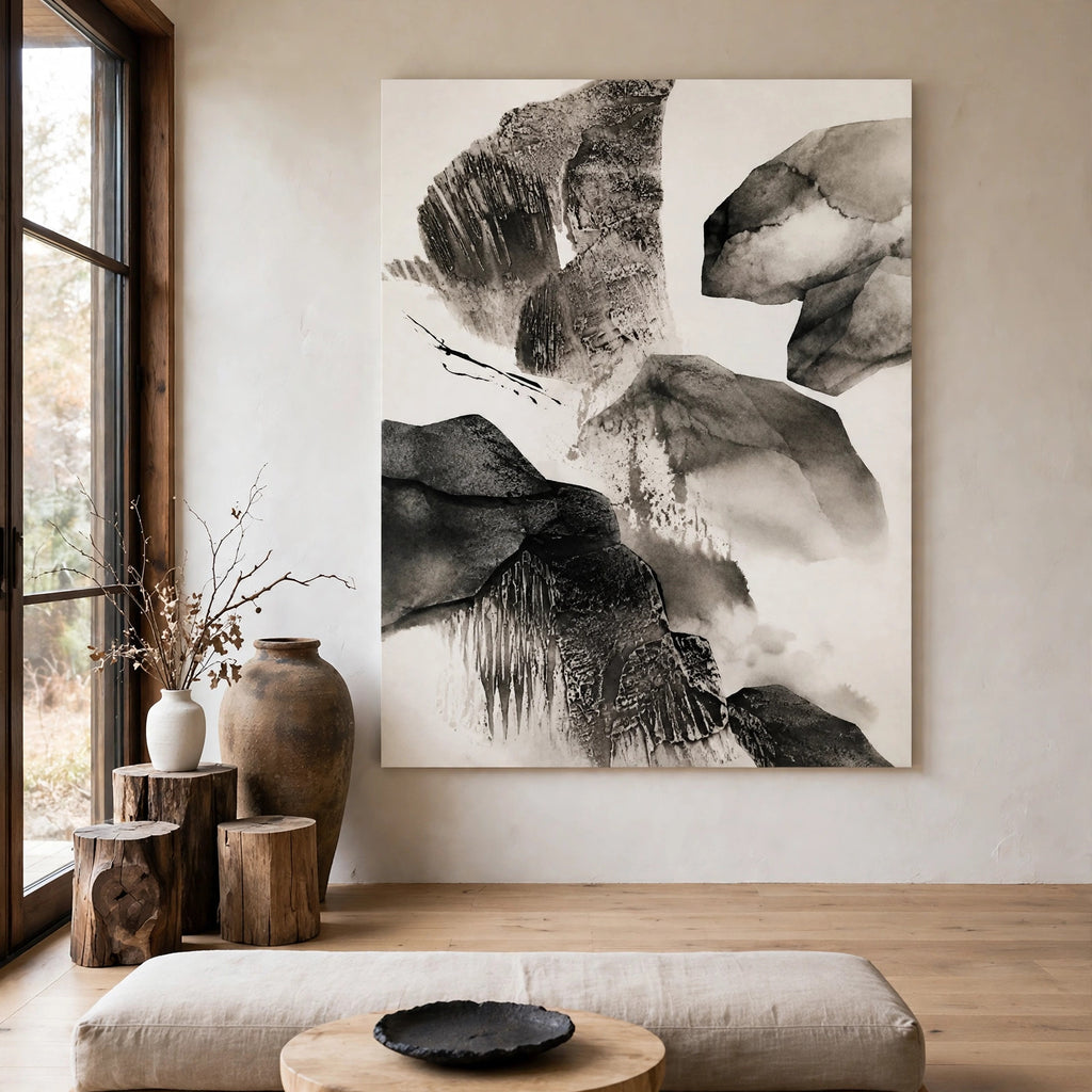 40% OFF Scattered Peaks Abstract — Canvas Print