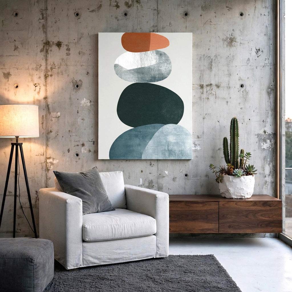 40% OFF Stacked Calm Abstract — Canvas Print