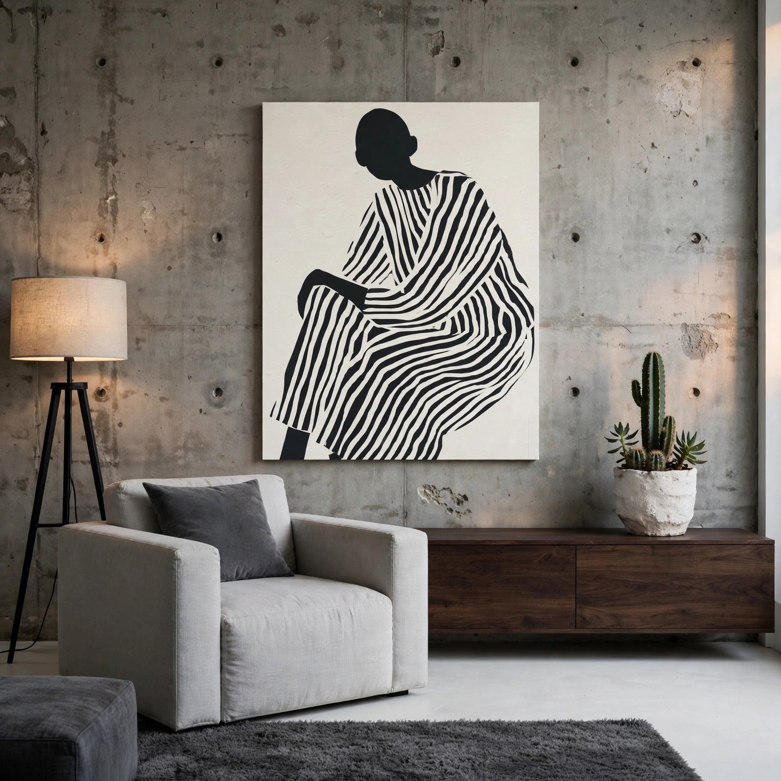 40% OFF Striped Reverie Abstract — Canvas Print