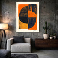 40% OFF Midnight Citrus Abstract — Canvas Print