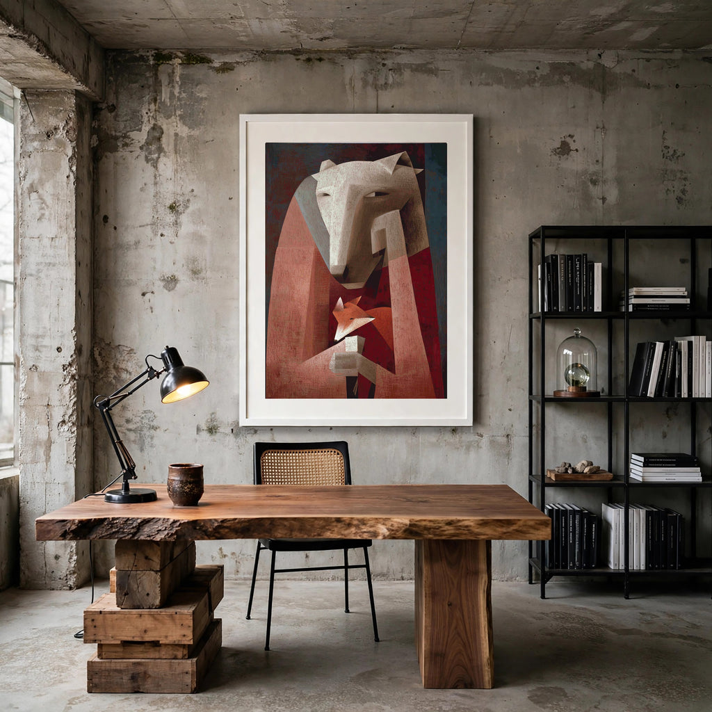 40% OFF Bear & Fox Abstract | A2 & 50×70 cm Poster