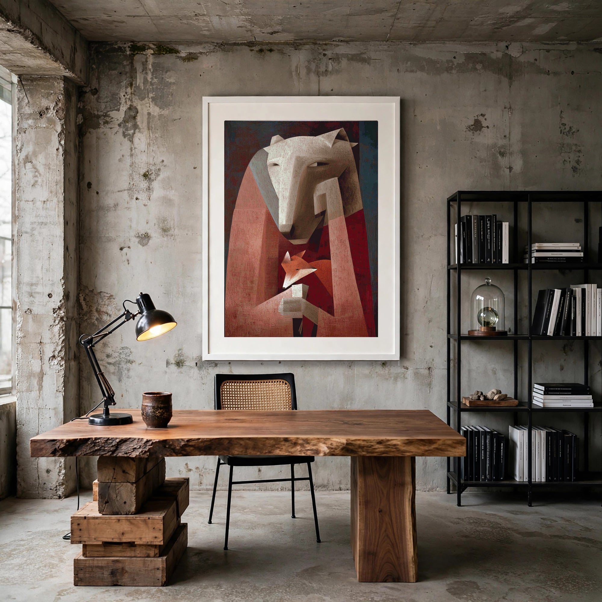 40% OFF Bear & Fox Abstract | A2 & 50×70 cm Poster