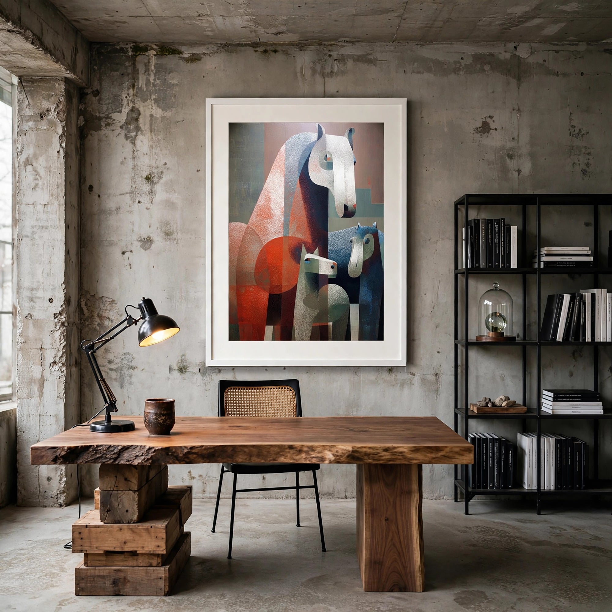 40% OFF Geometric Herd Abstract | A2 & 50×70 cm Poster